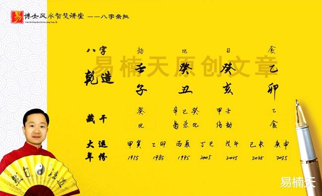 癸巳日生于丑月秀气，癸已日柱生于丑月