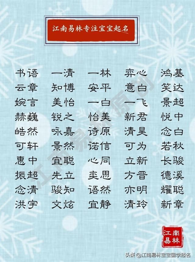 属鼠的男孩适合用什么字，鼠年男孩取名字大全