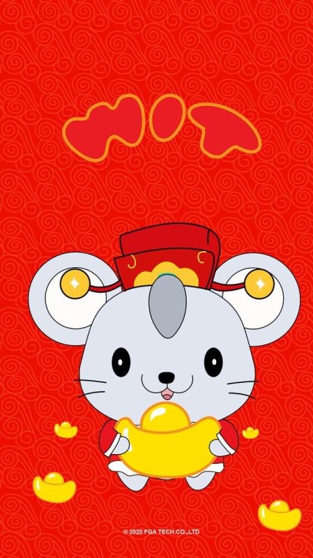 2属鼠的手机旺财壁纸，72年属鼠招财微信头像"