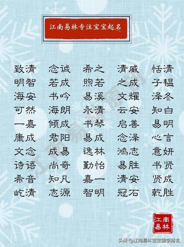 属鼠的男孩适合用什么字，鼠年男孩取名字大全