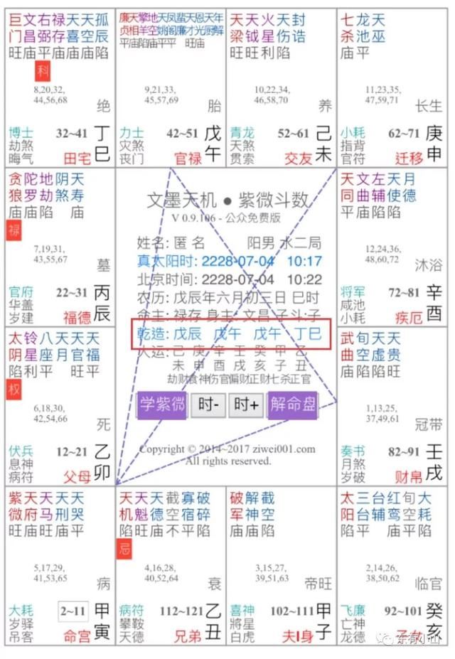 免费八字在线算命十年运程，奇易八字算命今日运程