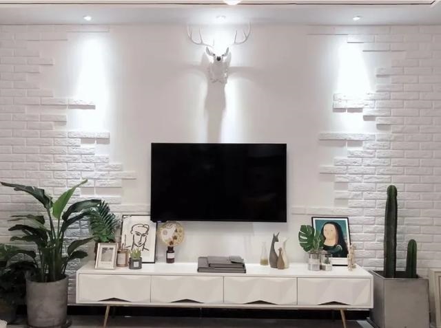 属兔电视背景墙什么更佳，属兔客厅适合挂什么画