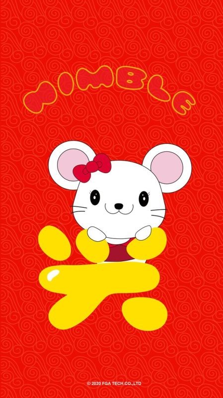 属鼠招财发财桌面壁纸，属鼠六神贵神图壁纸