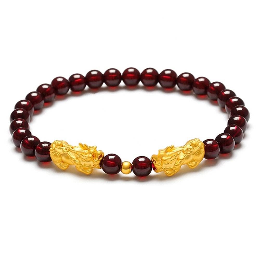 两个金貔貅手链怎么穿，两个貔貅头对头还是尾对尾