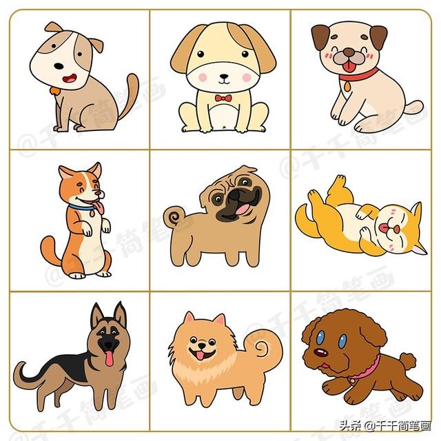 十二生肖马简笔画，画马图片大全大图