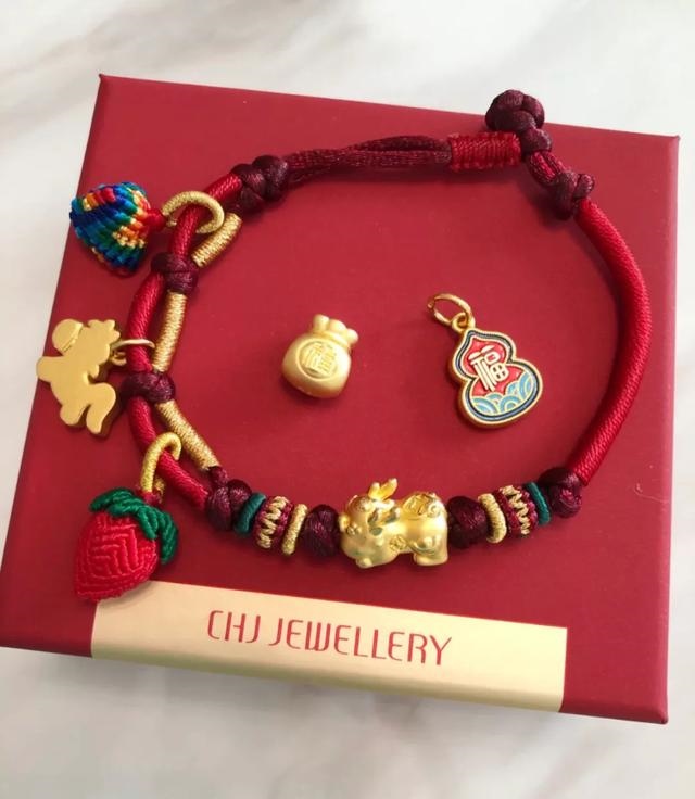 男士麒麟手链图片黄金，手链图片大全