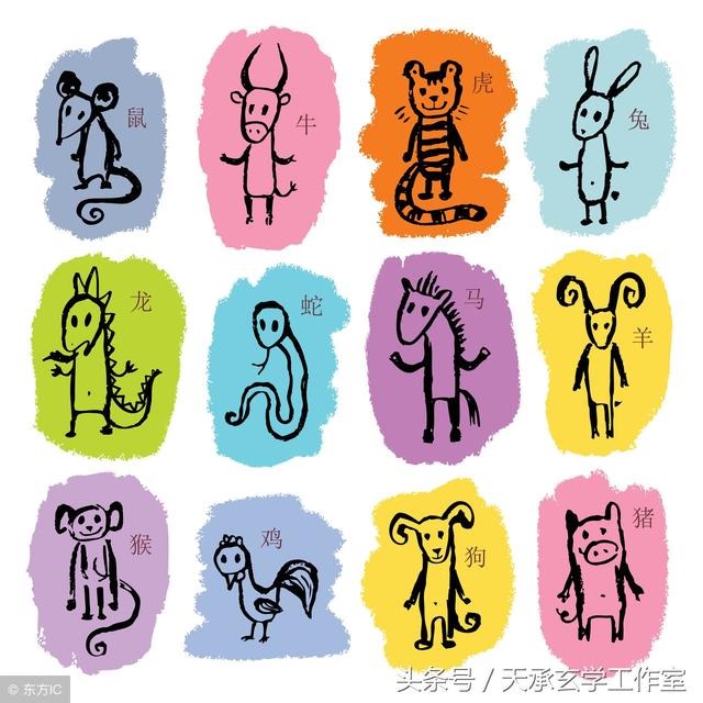 十二生肖对冲图，十二生肖相克相冲表图