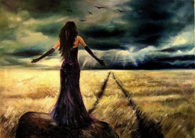 人物动物图片大全，人物动物植物简笔画组合