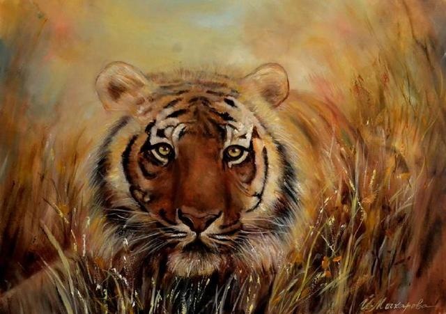 人物动物图片大全，人物动物植物简笔画组合