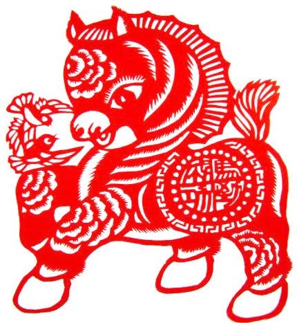 剪纸十二生肖图案，民间剪纸图案十二生肖