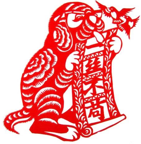 剪纸十二生肖图案，民间剪纸图案十二生肖