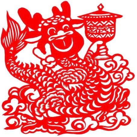 剪纸十二生肖图案，民间剪纸图案十二生肖