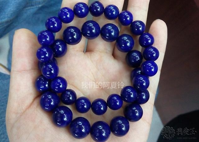 真假青金石对照图片，天然青金石怎样鉴别