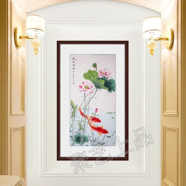 家里玄关画挂哪种图好，易从玄关家和万事兴挂画