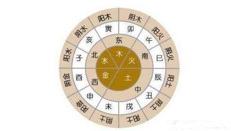 天干地支五行对照表，十天干十二地支口诀表