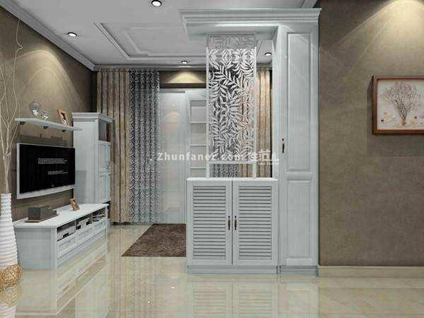 进门对面玄关挂什么画更好，正对入门玄关5图片