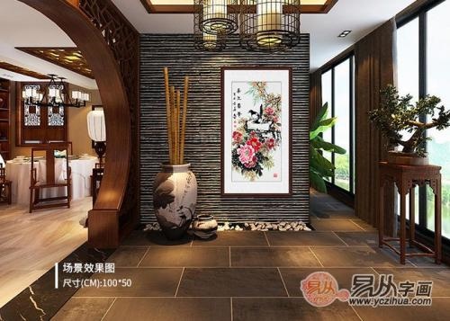 属蛇玄关适合挂什么画，属蛇挂什么画旺财