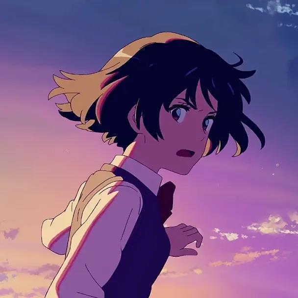 二次元情头一男一女分开，情侣二次元头像一男一女