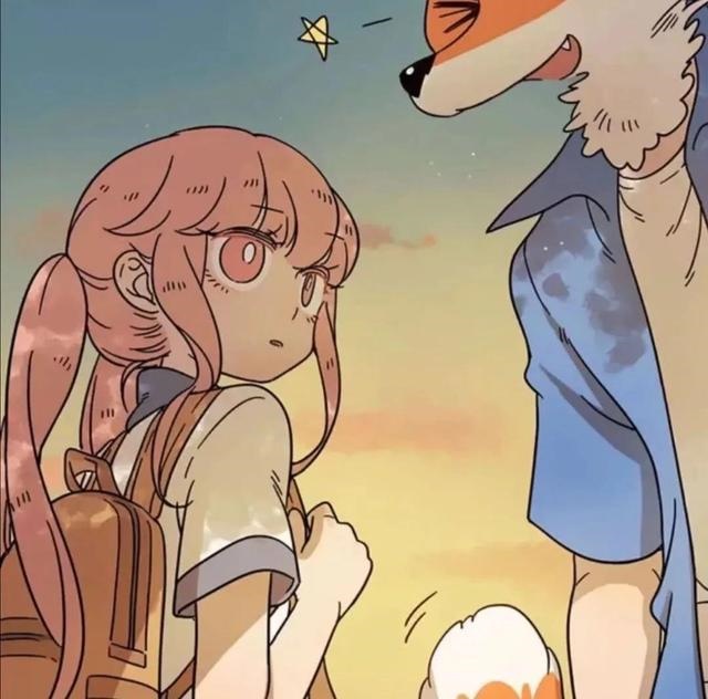 二次元情头一男一女分开，情侣二次元头像一男一女