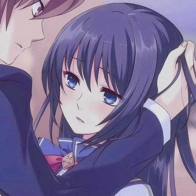 二次元情头一男一女分开，情侣二次元头像一男一女