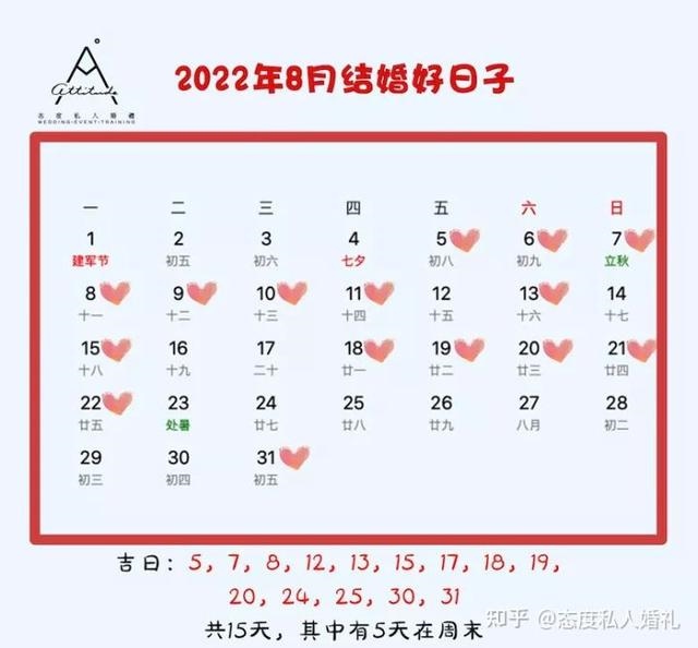 022年10月份结婚黄道吉日，2022年5月结婚吉日"