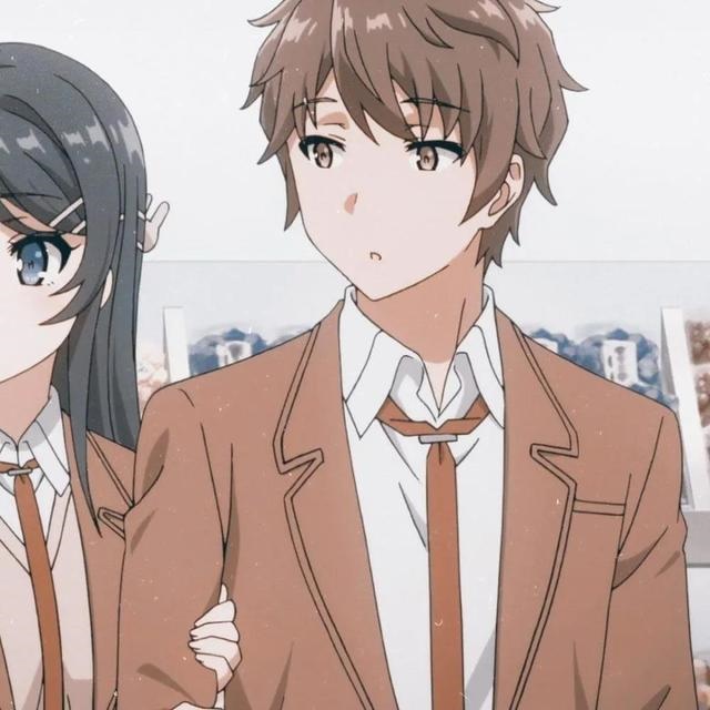 二次元情头一男一女分开，情侣二次元头像一男一女