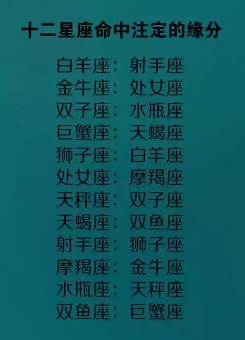 2星座命中注定的夫妻，最终注定结婚星座配对"