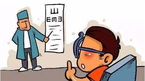 年龄与视力对照表，小孩眼睛4748算不算近视