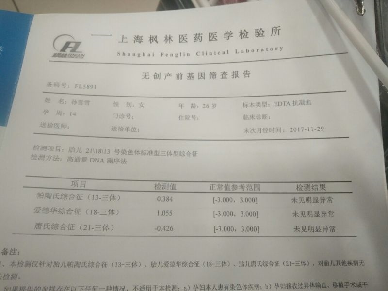 1、无创dna结果看男女,95%准:无创dna如何看男女