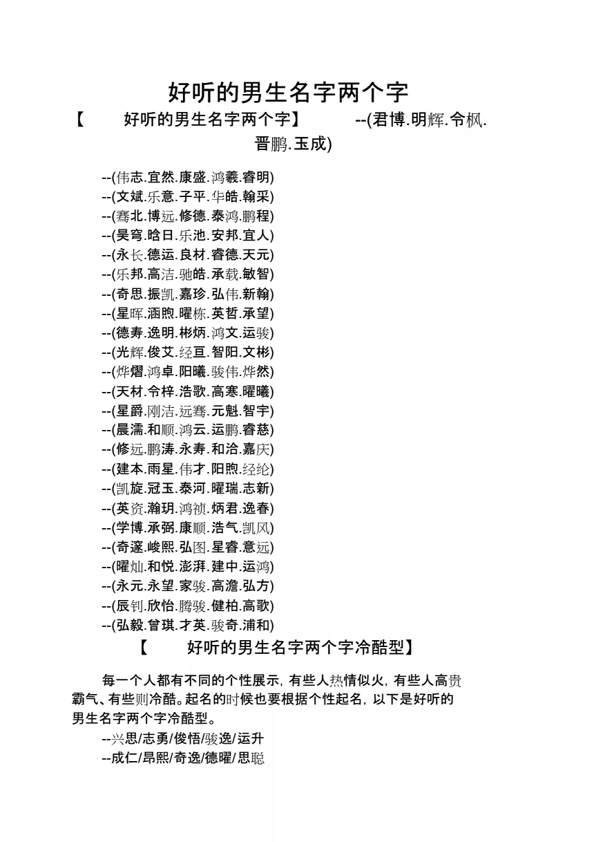 4、用自己的名字怎么设计昵称?