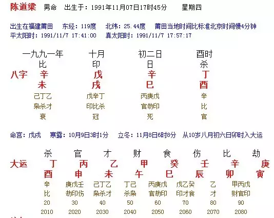 3、求八字五行计算器