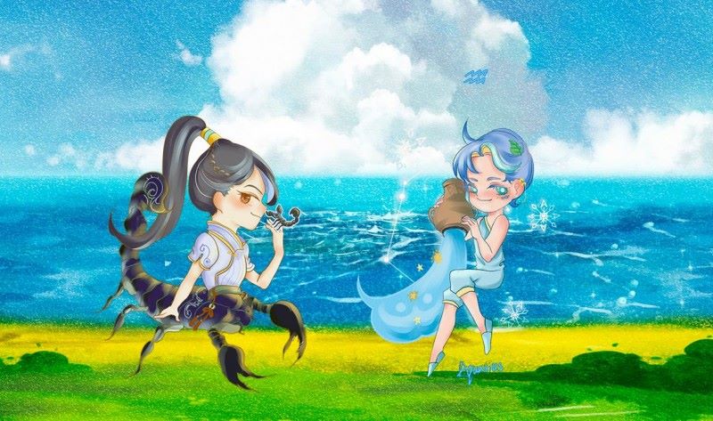 1、天蝎女的爱哪个星座男最懂