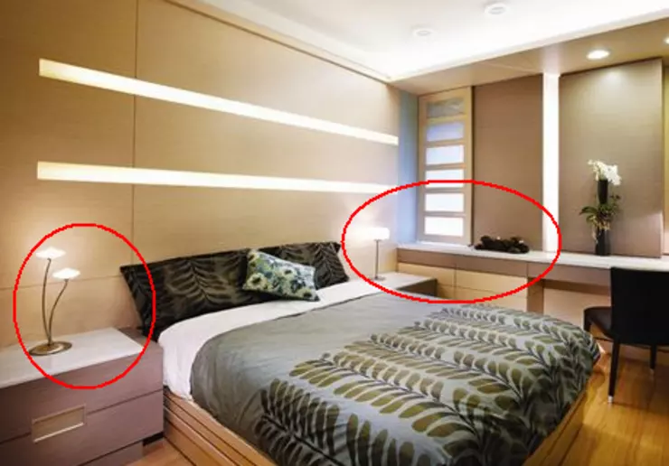 3、一半床挨着窗户，一半床靠墙