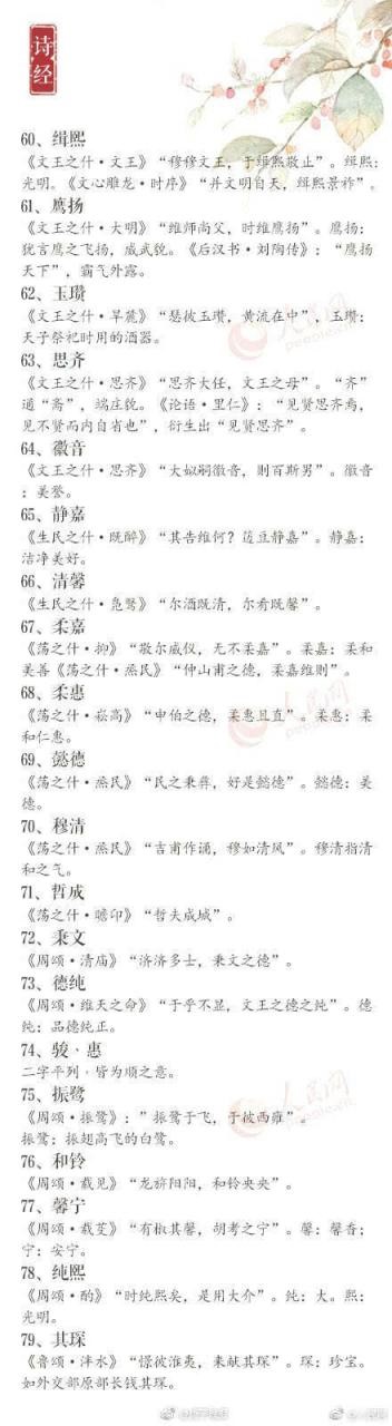 2、起名诗经楚辞男孩