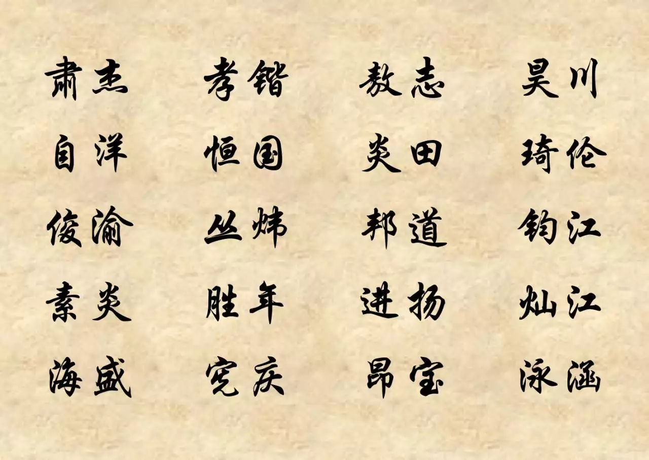 3、诗经中有哪些适合男孩的名字？