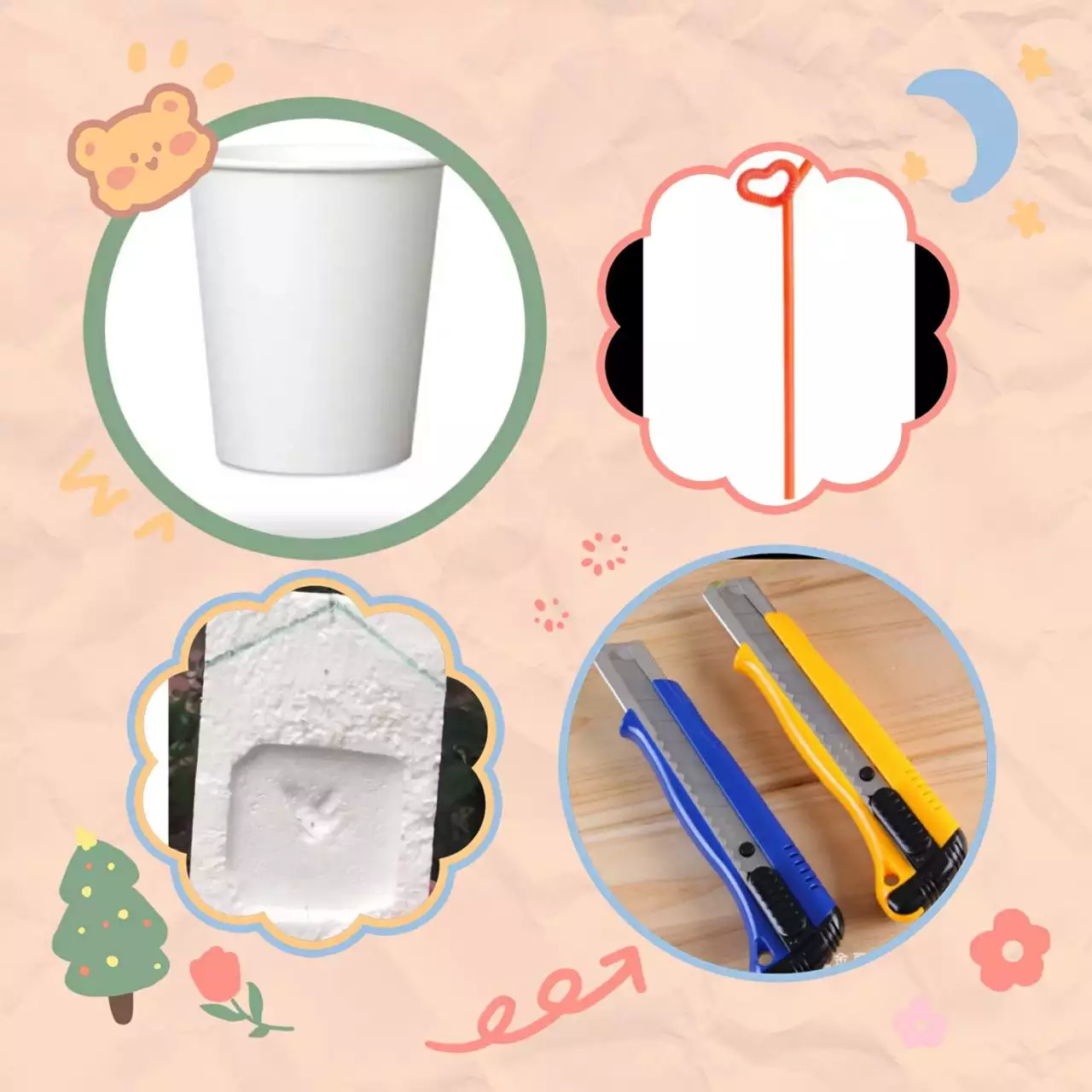 3、纸杯怎么做手工