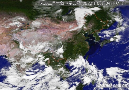 2、卫星云图有哪几种颜色，分别都代表了什么？