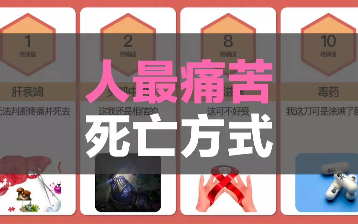 4、寻找一种没有痛苦的死亡方式