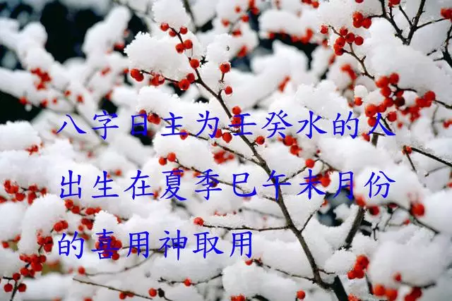 4、癸水命人真的是来讨债的麽