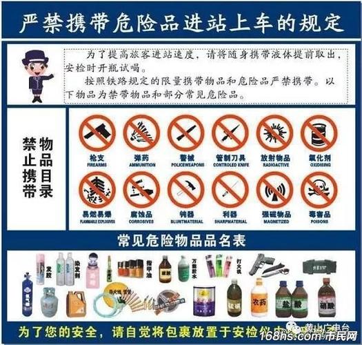 动车的违禁品有哪些